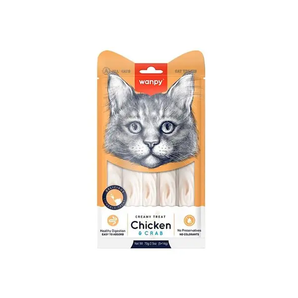 بستنی گربه ونپی با طعم مرغ و خرچنگ 5 عددی - 3