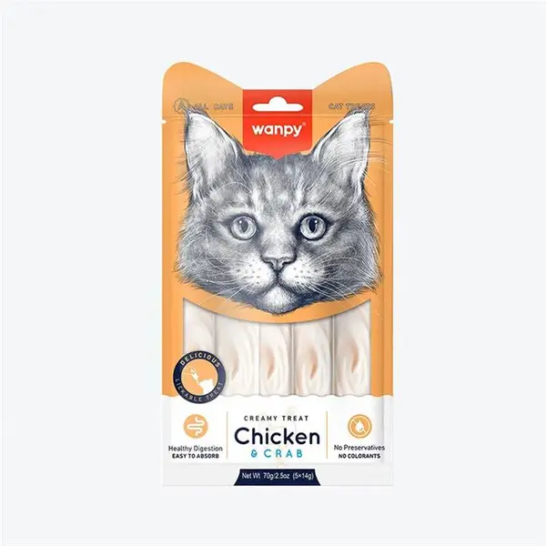 بستنی گربه ونپی با طعم مرغ و خرچنگ 5 عددی - 2