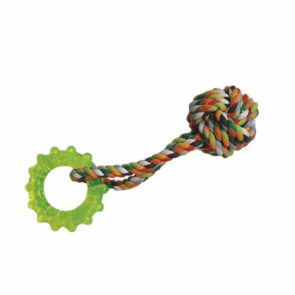اسباب بازی سگ و گربه طرح توپ کنفی و حلقه سیلیکون کد 636 - 2