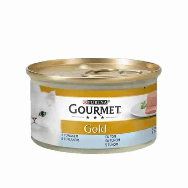کنسرو گربه پورینا گورمت گلد پته طعم ماهی تن وزن 85 گرم - 4
