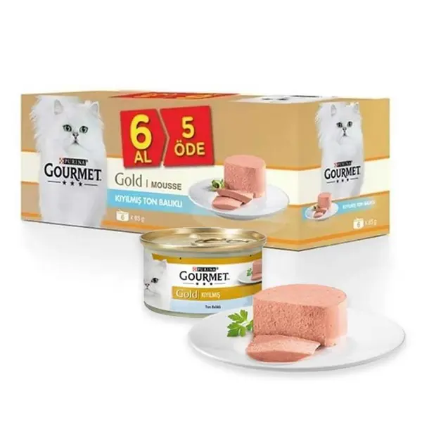 کنسرو گربه پورینا گورمت گلد پته طعم ماهی تن وزن 85 گرم - 2