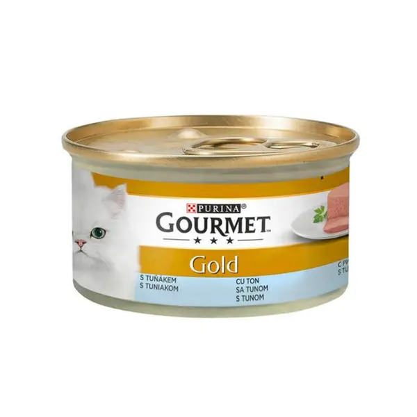 کنسرو گربه پورینا گورمت گلد پته طعم ماهی تن وزن 85 گرم - 3