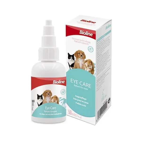 قطره نظافت چشم حیوانات خانگی بایولاین Bioline Eye care حجم ۵۰ میلی لیتر - 6