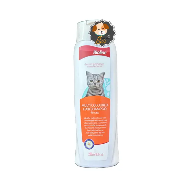 شامپو گربه بایولاین مناسب موهای چند رنگ ۲۰۰ میل ـ BIOLINE MULTI COLOURED HAIR SHAMPOO FOR CAT 200 ML - 4