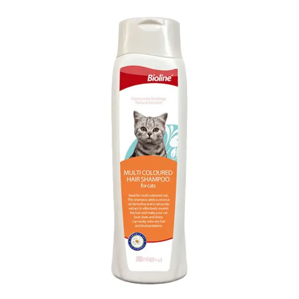 شامپو گربه بایولاین مناسب موهای چند رنگ ۲۰۰ میل ـ BIOLINE MULTI COLOURED HAIR SHAMPOO FOR CAT 200 ML - 3