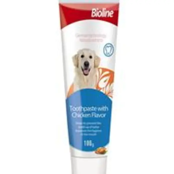 خمیر دندان سگ طعم مرغ بایولاین ۱۰۰ گرم Bioline toothpaste with chicken flavour - 2