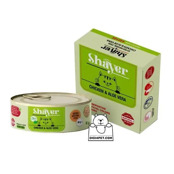 کنسرو غذای بچه گربه شایر مدل Chicken & Aloevera وزن 90 گرم - 3