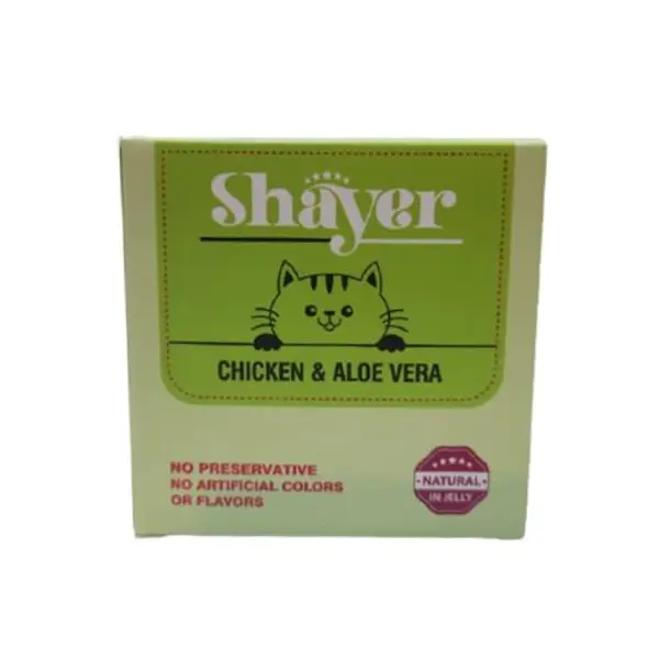 کنسرو غذای بچه گربه شایر مدل Chicken & Aloevera وزن 90 گرم - 6