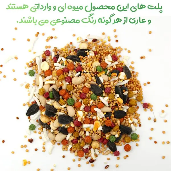 غذای خشک طوطی عروس هلندی مای برد مدل پلاس کد Cockatiel 1 وزن یک کیلوگرم - 2