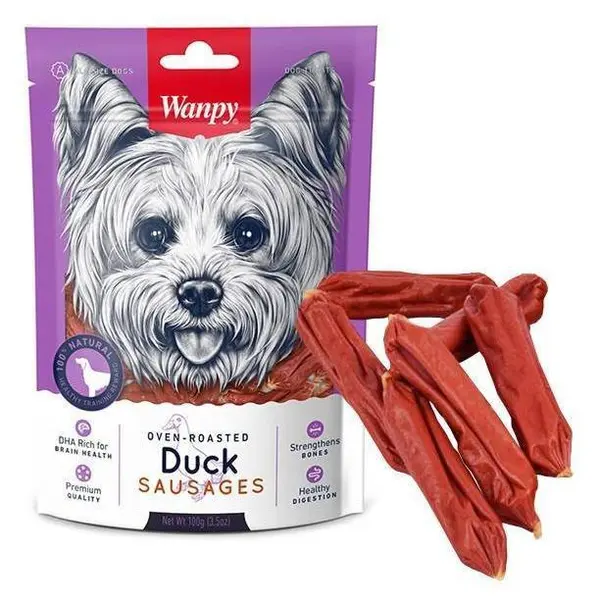 تشویقی سگ ونپی Duck Sausages وزن 100 گرم - 3