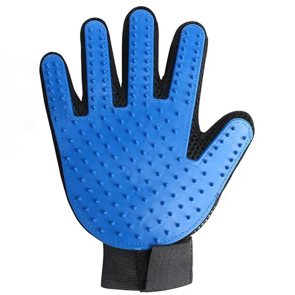 دستکش شانه و ماساژ سگ و گربه تروتاچ مدل Five Finger - 3