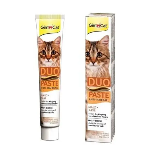 خمیر مالت گربه بیوتین جیم کت با طعم پنیر GimCat Cheese Biotin Paste وزن 50 گرم کد 40244 - 4