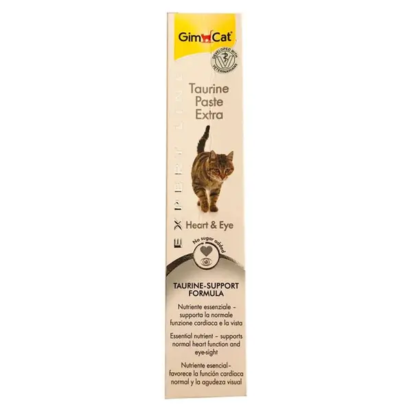خمیر مالت گربه تائورین جیم کت GimCat Paste Taurine Heart Eye وزن 50 گرم کد 418 - 2