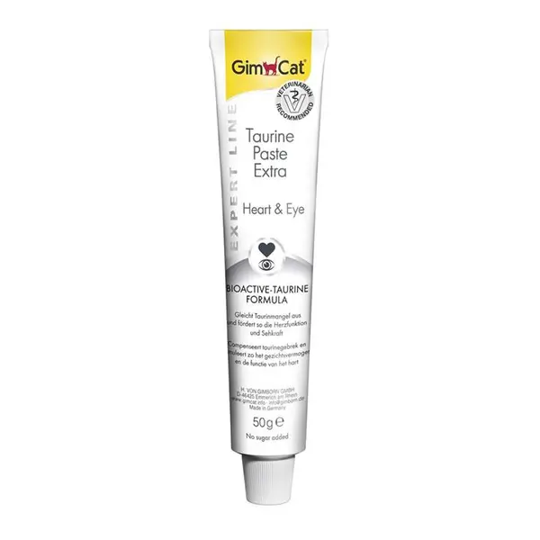 خمیر مالت گربه تائورین جیم کت GimCat Paste Taurine Heart Eye وزن 50 گرم کد 418 - 3