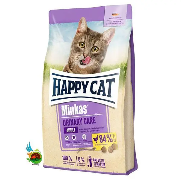 غذای خشک گربه بالغ مینکاس یورینری هپی کت Happycat minkas urinary care وزن ۱۰ کیلوگرم - 3