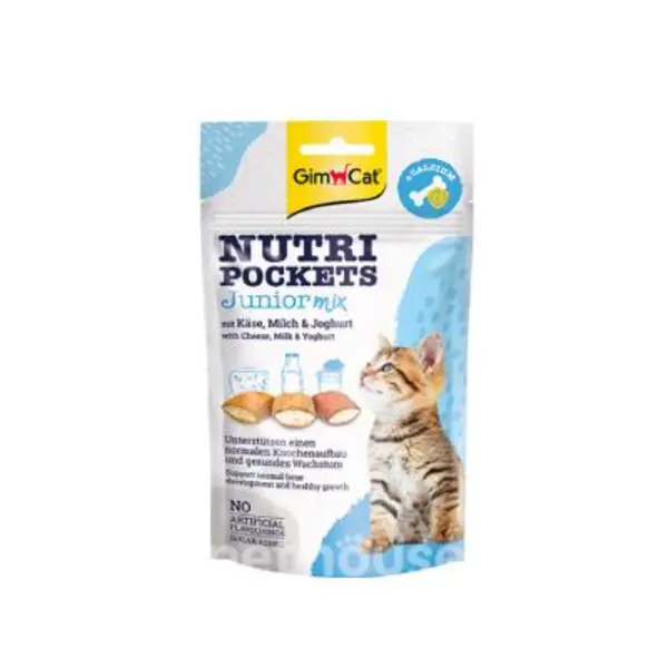 تشویقی گربه جیم کت مدل Junior Mix طعم پنیر، شیر و ماست وزن ۶۰ گرم - 2