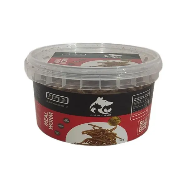 میلورم خشک شده پرندگان گلدن ماری مدل Meal worm وزن 50گرم - 5