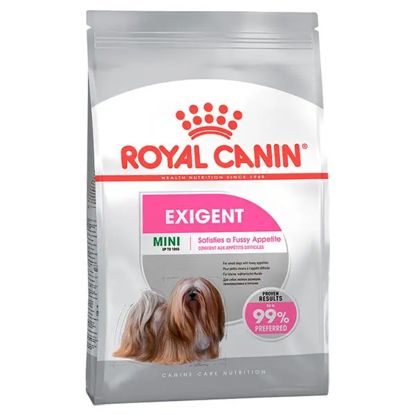غذای خشک سگ رویال کنین Mini exigent 3kg - 6