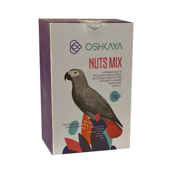 غذای طوطیسانان اوشکایا مدل Mix A137 وزن 1 کیلوگرم - 3