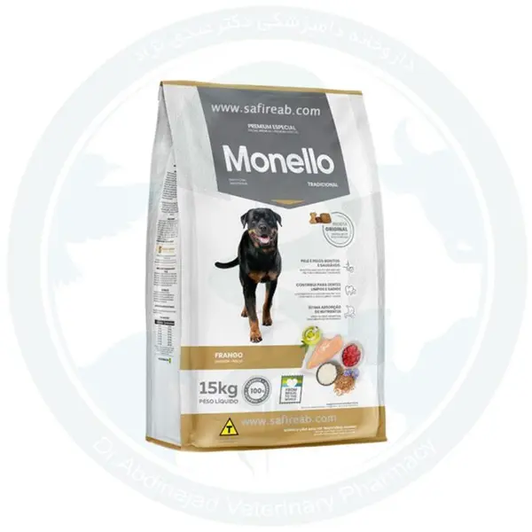 غذای سگ بالغ تردیشنال ۱ کیلویی فله برند مونلو برزیل ( monello ) - 3