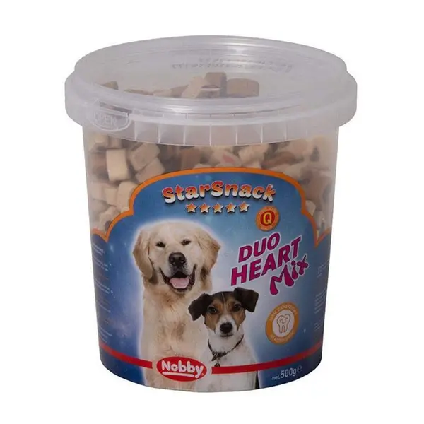 تشویقی سطلی سگ نوبی Nobby Dou Heart Mix وزن 500 گرم - 2
