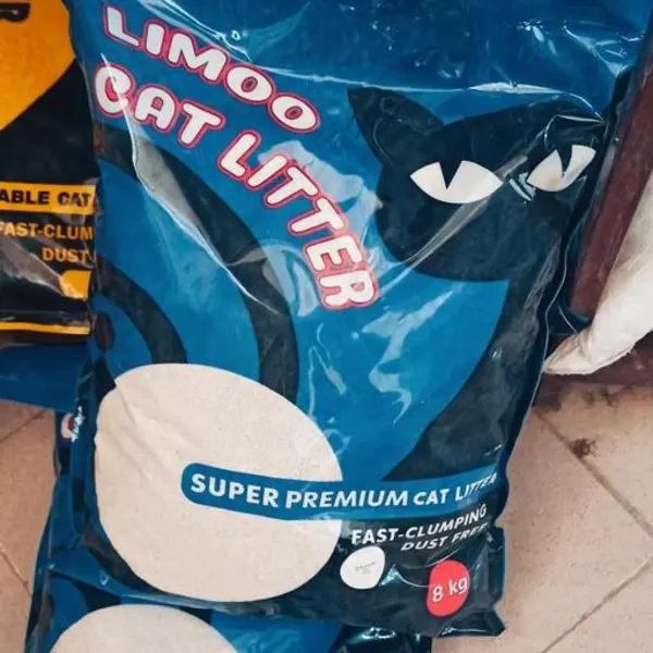 خاک بستر گربه PERMIUM CAT LITTET لیمو وزن 8 کیلو گرم - 2