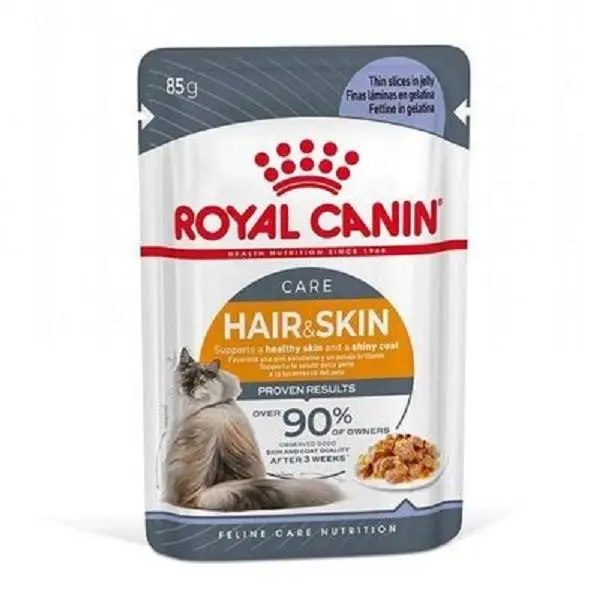 پوچ گربه هیر اند اسکین خورشتی رویال کنین – Royal Canin Hair & Skin - 2