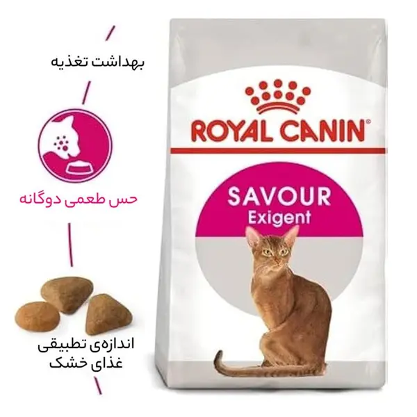 غذای خشک گربه رویال کنین مدل Savour Exigent وزن 2 کیلوگرم - 4