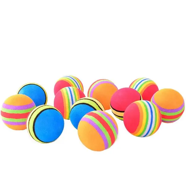 اسباب بازی گربه و سگ توپ اسفنجی مدل Sponge Balls بسته 12 عددی - 2