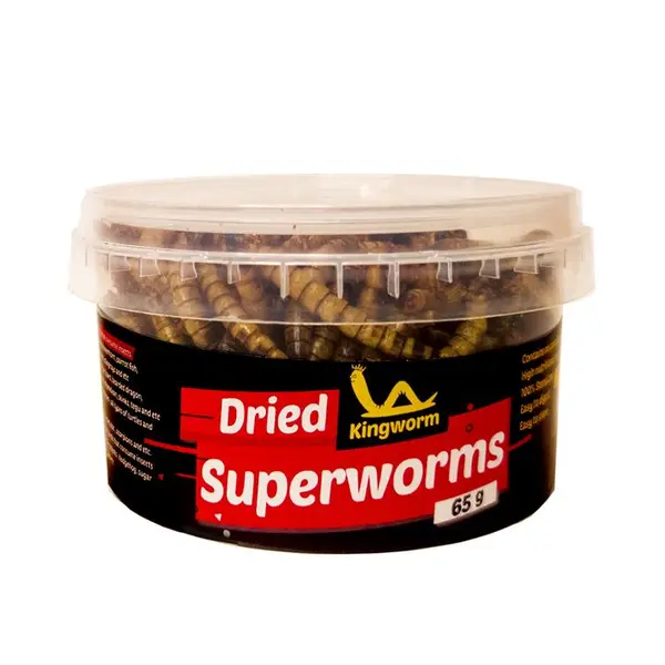 غذای پرنده و ماهی کینگ ورم مدل سوپر میلورم SUPERWORM65 وزن 65 گرم - 3