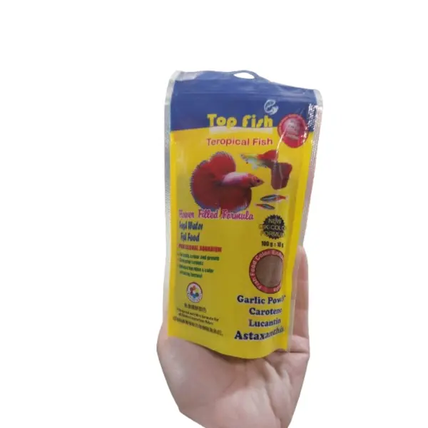 غذا ماهی تاپ فیش مدل Tropical FISH وزن 100 گرم