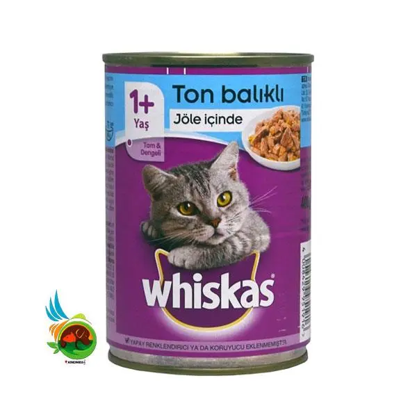 کنسرو غذای گربه ویسکاس با طعم ماهی تن Whiskas Tuna In Jelly وزن 400 گرم - 3