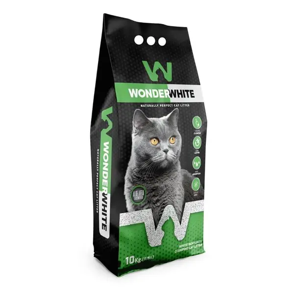 خاک گربه Wonder White 5KG – رایحه - 2