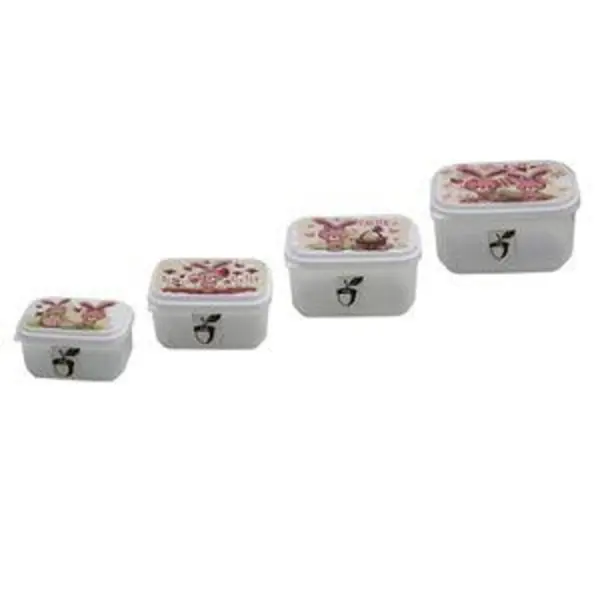 ظرف نگهدارنده مدل بلوط طرح خرگوش کد YP-MOSTATIL-04 مجموعه 4 عددی - 3