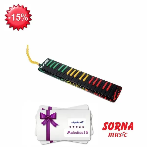 ملودیکا هوهنر مدل AIRBOARD RASTA 37 - 4