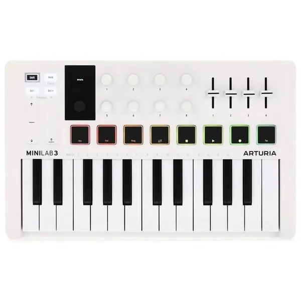میدی کنترلر Arturia Minilab 3 White - 3