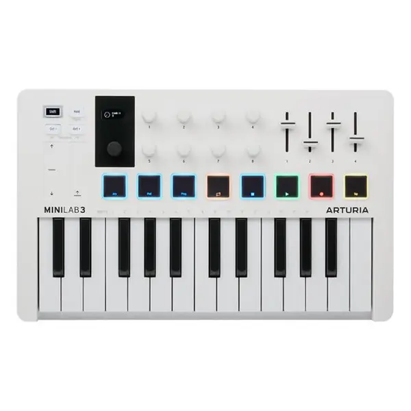 میدی کنترلر Arturia Minilab 3 White - 5