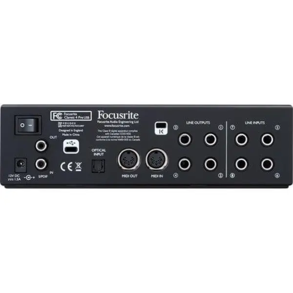 کارت صدا Focusrite Clarett 4Pre - 6