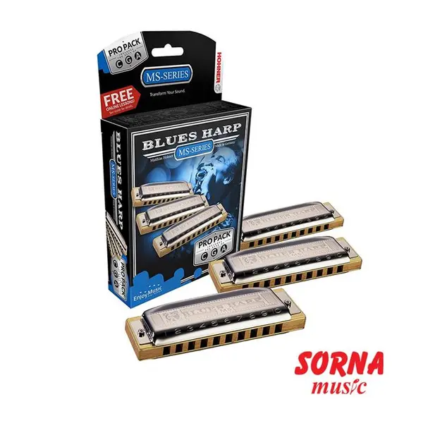 ست سازدهنی دیاتونیک هوهنر Hohner مدل بلوز هارپ C,G,A - 2