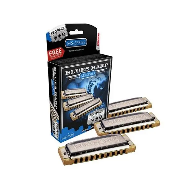 ست سازدهنی دیاتونیک هوهنر Hohner مدل بلوز هارپ C,G,A - 4