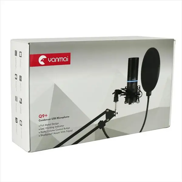 میکروفن کندانسر یانمای مدل Q9 PLUS - 6
