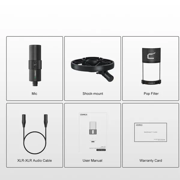 میکروفون استودیویی کامیکا مدل STA-X2 - 6