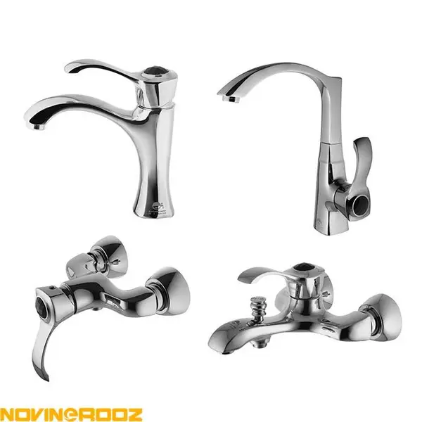 ست شیرآلات درخشان مدل رزکات - 6
