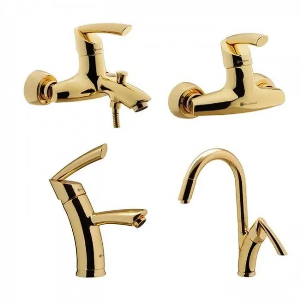 ست شیرآلات درخشان مدل تاپ گلد - 3