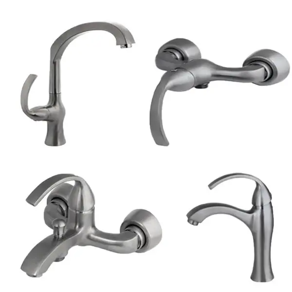 ست شیرآلات اوج مدل ایوانو استیل مات - 2