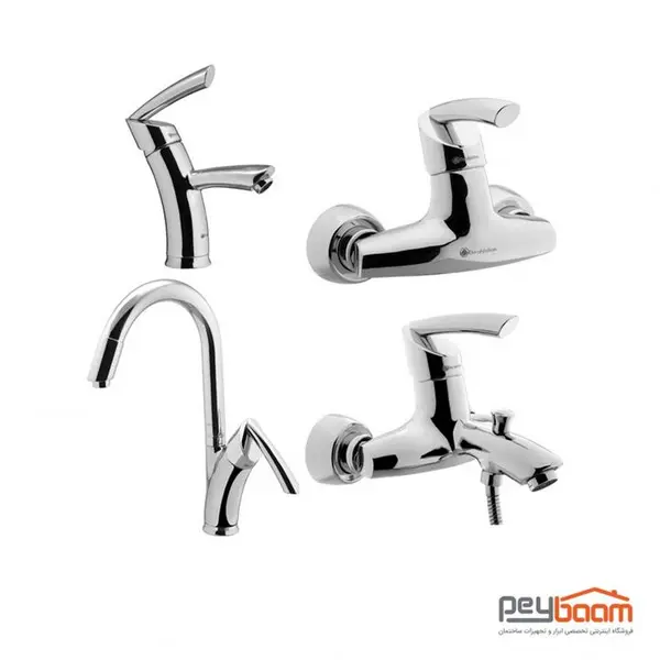 ست شیرآلات درخشان مدل تاپ - 5