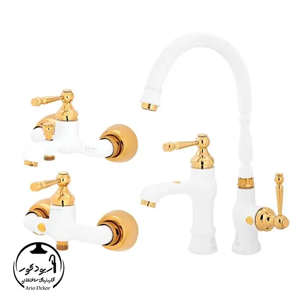 ست شیرآلات زرشام مدل اماتیس مجموعه 4 عددی - 3