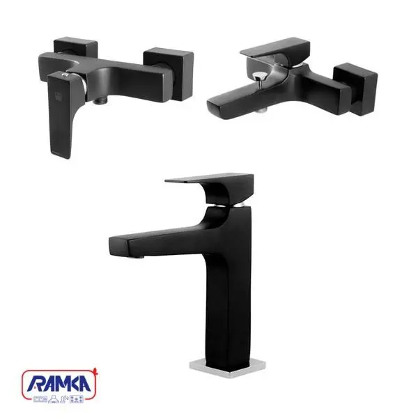 ست شیرآلات kwc مدل اراتو مشکی - 2