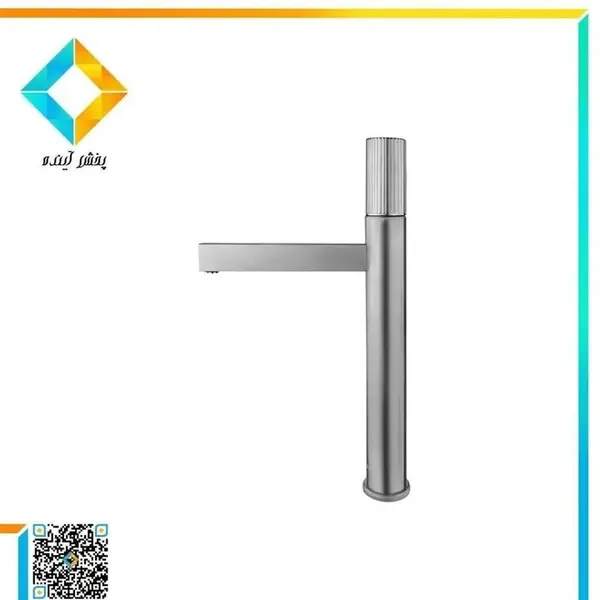 شیر روشویی پایه بلند درخشان مدل کوپر  - 2