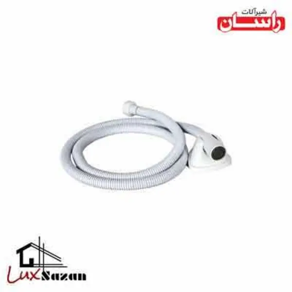 شلنگ توالت سفید راسان - 3